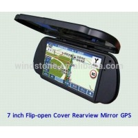 7inch auto dimming rear view mirror with gps navigation